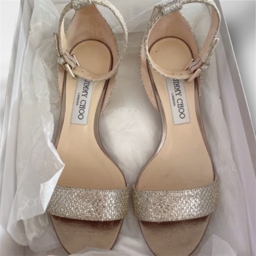 ジミーチュウ サンダル ラメ グリッター JIMMYCHOO