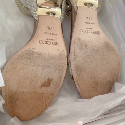 ジミーチュウ サンダル ラメ グリッター JIMMYCHOO