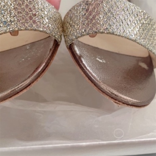 ジミーチュウ サンダル ラメ グリッター JIMMYCHOO