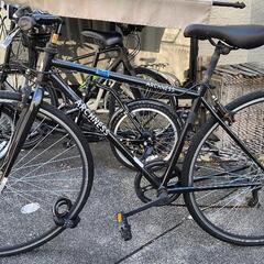 【ジャンク】クロスバイク 自転車 シティサイクル 700C 700×28C 27インチ シマノ 7段変速 おしゃれ 軽量 通学通勤 街乗り メンズ レディース 大人用 ARCHNESS CRB7007-3の画像