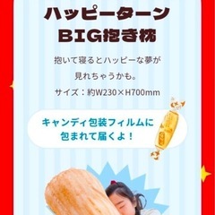 ハッピーターン抱き枕限定品の画像