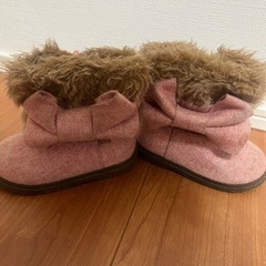 ピンク　ブーツ　１３センチの画像