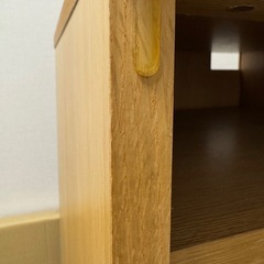 無印良品　木製キャビネット　収納棚の画像