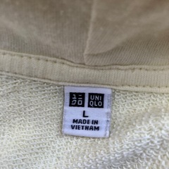 ⭐️必要な方⭐️【UNIQLO】イエロー　トップス　パーカー　レディース　Lの画像