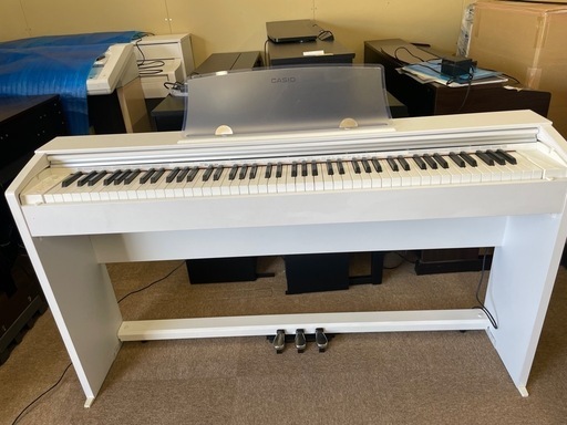 2018年製 中古美品CASIO PX-770WE (ホワイトウッド調)電子ピアノ