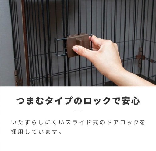 木製 猫3段大型ケージ　ハンモック付