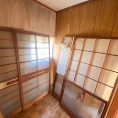 障子　ドア　あげます