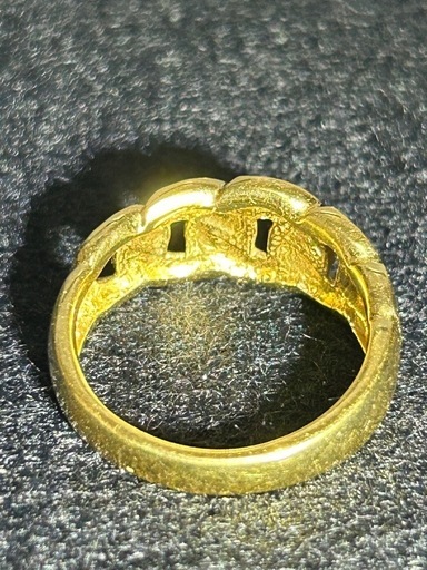 喜平ミラーカットリング　18k
