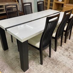 【愛品館 江戸川店】ダイニングテーブル7点セット SHIGIYAMA（シギヤマ家具）