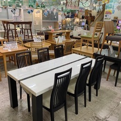 【愛品館 江戸川店】ダイニングテーブル7点セット SHIGIYAMA（シギヤマ家具）の画像