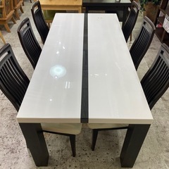 【愛品館 江戸川店】ダイニングテーブル7点セット SHIGIYAMA（シギヤマ家具）の画像