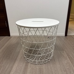 IKEA収納バスケット兼サイドテーブル