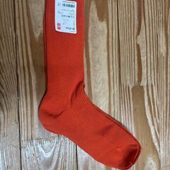 靴下新品（ブラッドオレンジ）