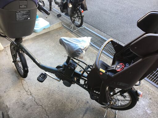 地域限定送料無料　パナソニック　ギュットミニ　三人乗り　16AH　20インチ　緑　キッスミニ　ビッケポーラー　神戸市　電動自転車