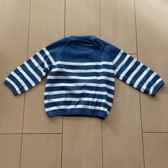 H&M   キッズボーダーニット　80 の画像