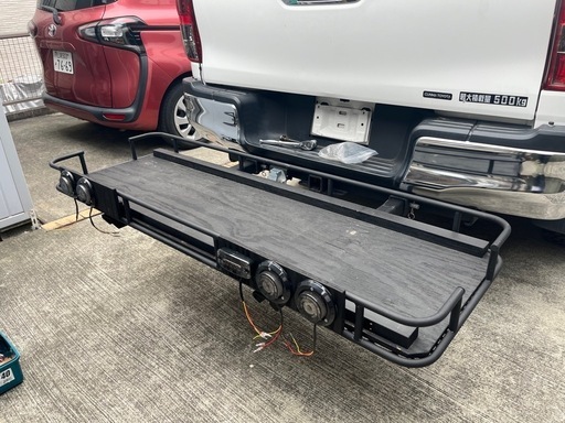 ハイラックス gun125 DMDヒッチキャリア バイクキャリア スロープ付き