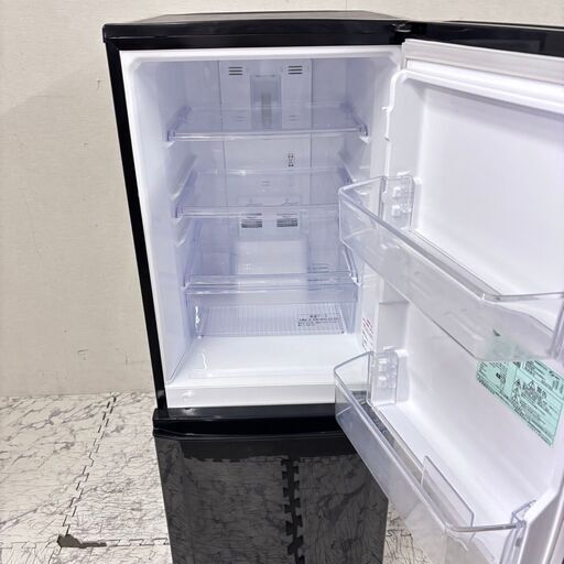 3ヵ月保証 三菱 2ドア 冷蔵庫 一人暮らし 146L 2024年製 三菱 冷蔵庫