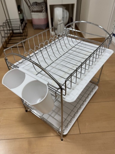 (値下げ済) 2段水切りラック