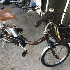 地域限定送料無料 パナソニック ビビ ライト 6,6AH 新基準 20インチ 茶