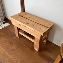 手作りベンチ