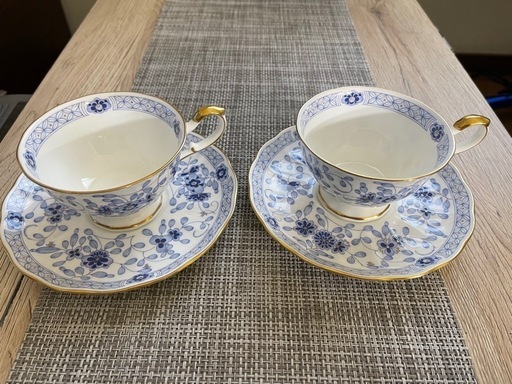 鳴海製陶 NARUMI CHINA ミラノカップ\u0026ソーサー2客