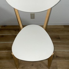 IKEA 椅子NORDMYRA ノールドミーラチェア、ホワイト/バーチの画像