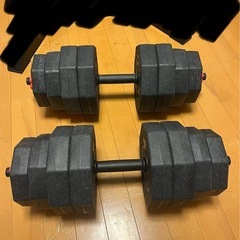 ダンベル20kg×2、懸垂器具のセット