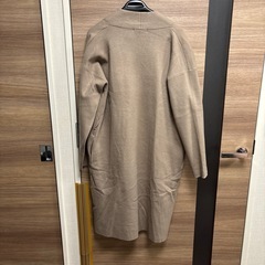 UNIQLO ベージュ ロングカーディガンコート Sサイズの画像