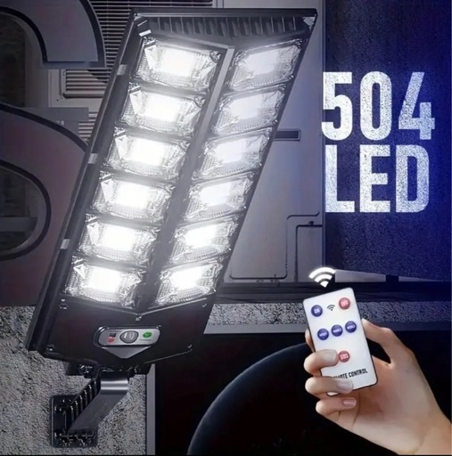 超高輝度LED 500W大型照明　504LED 屋外街路灯 ソーラーセキュリティライト　街灯　センサーライト　LED投光器