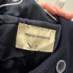 repipi armario 冬物　冬物コート　150　160女の子 紺色ダッフルコートの画像