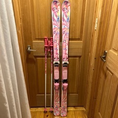 スキー板146cmストック107cmセット