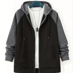 20%🉐新品🉐XL（ＪＰ-3XL）メンズカジュアルフード付きジッ...