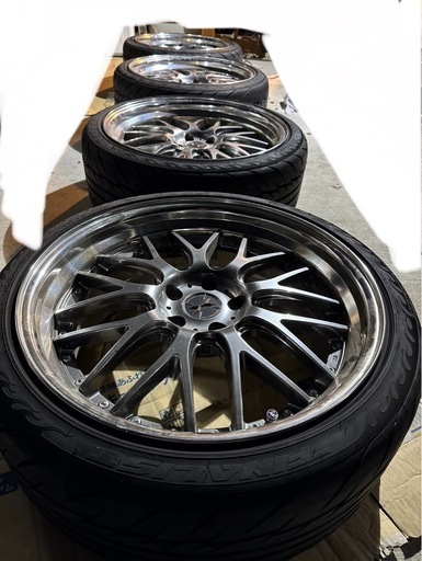 期間限定大幅値下げ‼️段リム2ピース WEDS MARVERICK 709M 20inch 9J  4本セット ウェッズ マーベリック
