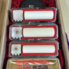 値引き交渉可能。①印鑑3本セット、未刻印。の画像