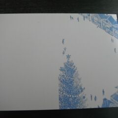 【未使用】サンリオ　クリスマスカード　藤島つとむ　２枚の画像
