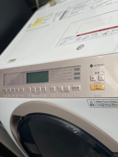 送料・設置込み可　ドラム式洗濯乾燥機　11kg/6kg Panasonic 2019年【分解クリーニング済み】