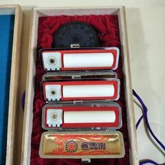 値引き交渉可能。②印鑑3本セット。未刻印。の画像