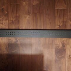 ルミナスラック ノワール パンチングバー(110cm)の画像