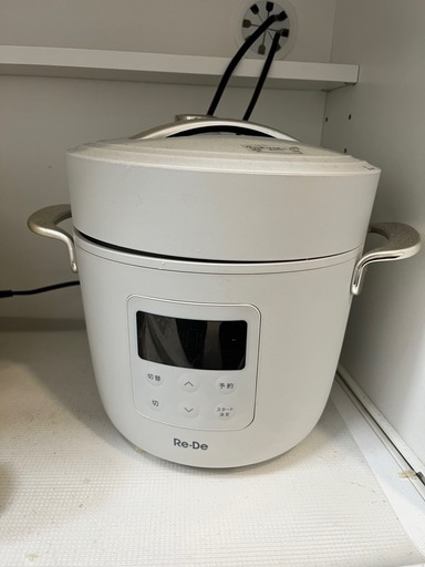 炊飯器　多目的調理可能！