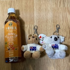 オーストラリア　コアラ＆カンガルー　ぬいぐるみ　キーホルダー　人気の画像