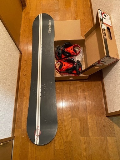 スノーボード　板　ビンディングセット