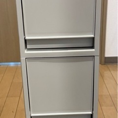 【受け取り予定者決定済み】無印良品　キャスター付きワゴンの画像