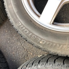 スタッドレスタイヤホイール4本セット　195/65r15ブリジストンの画像