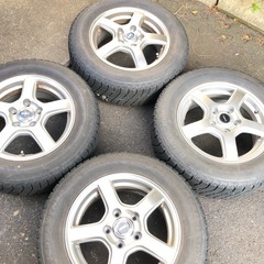 スタッドレスタイヤホイール4本セット　195/65r15ブリジストンの画像