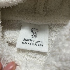gelato pique スヌーピー　ポンチョ ベビー服の画像