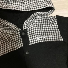 コムサイズム　チェック　カバーオール　60-70の画像