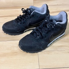 ※取引き成立済※25.0ナイキスニーカー黒メッシュ