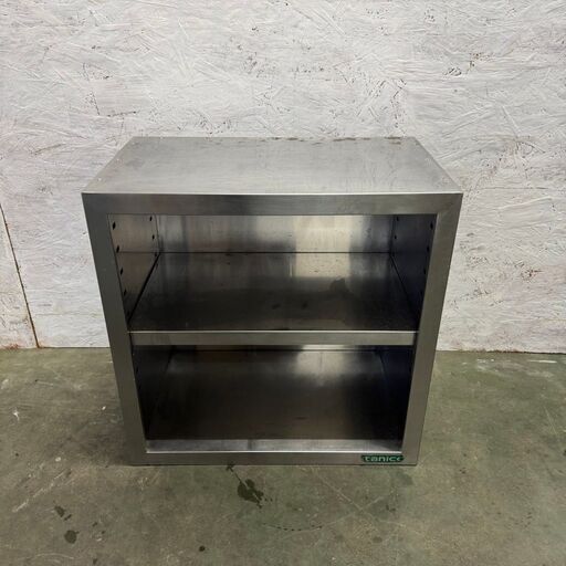 【tanico】タニコー 業務用 ステンレス製 食器庫 収納庫 食器棚 壁付 W600×D350×H600 ステンレス 厨房機器 店舗用品 中古 厨房 店舗 Y0712
