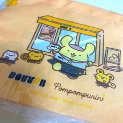 \  物物交換可能  /【新品】ポムポムプリン 巾着 ドトールコーヒー　限定品　サンリオ　グッズ　ポーチの画像