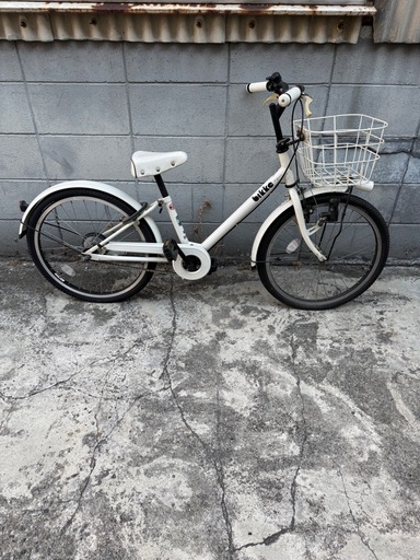 BRIDGESTONE ビッケ 子供用 22インチ ホワイト bikke 自転車